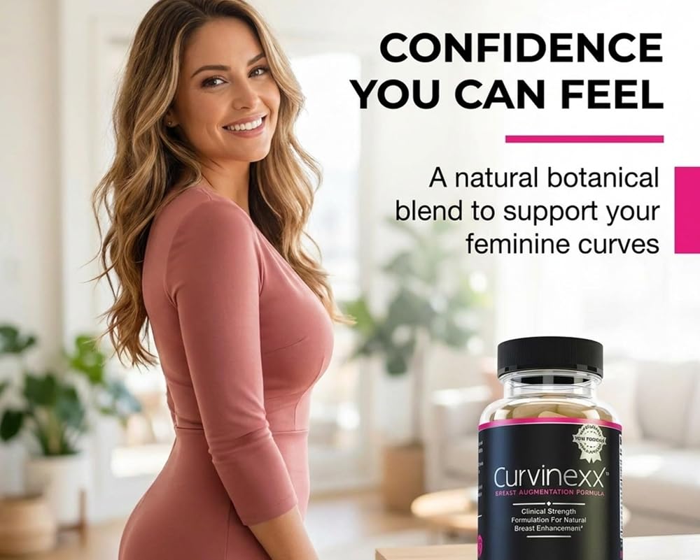 Curvinexx Natural Breast Toning Supplement - 180 Capsules - image 4