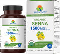 Brieofood Organic Senna 1500mg - 90 Vegetarian Tablets