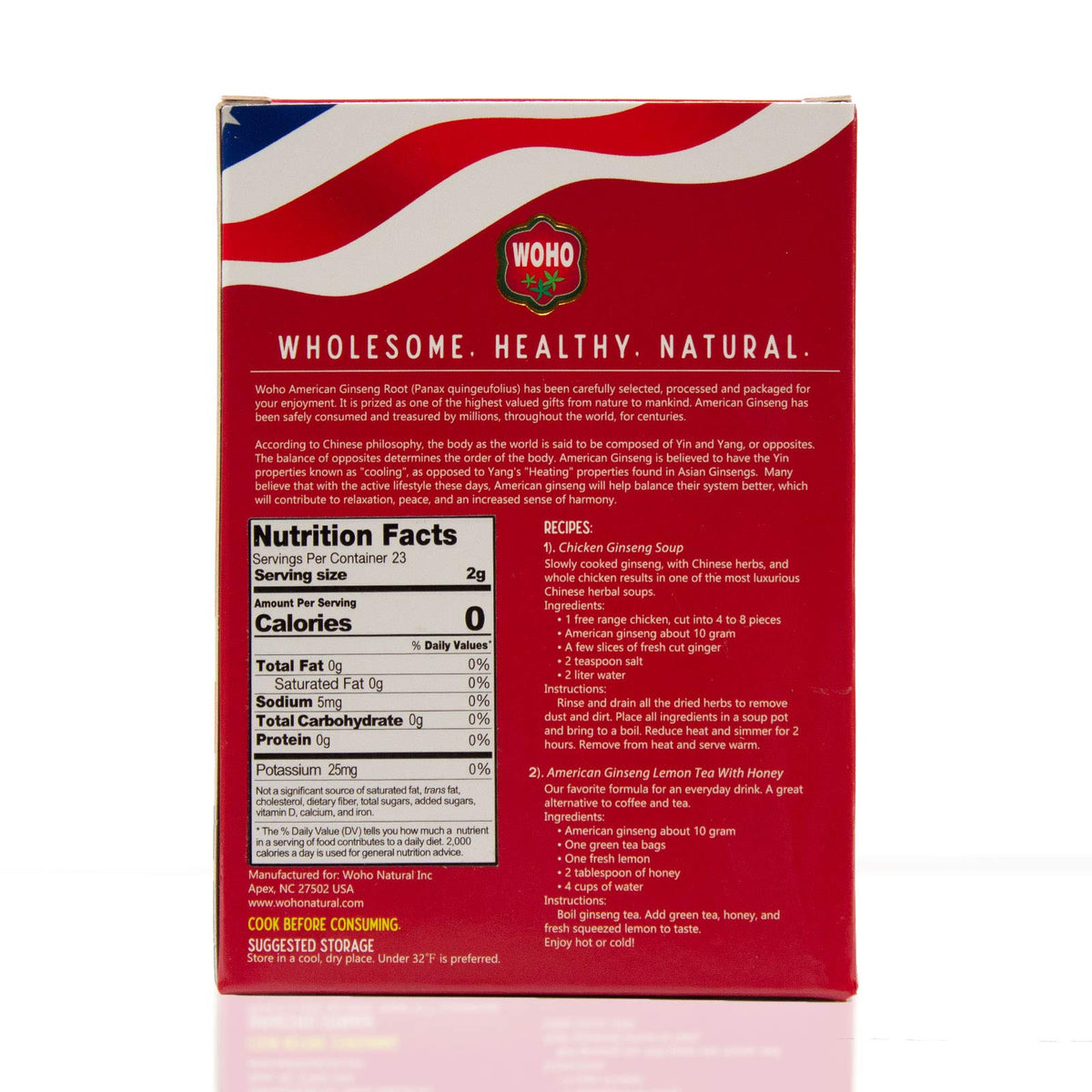 WOHO American Ginseng Half Short Medium - 2 oz - image 2