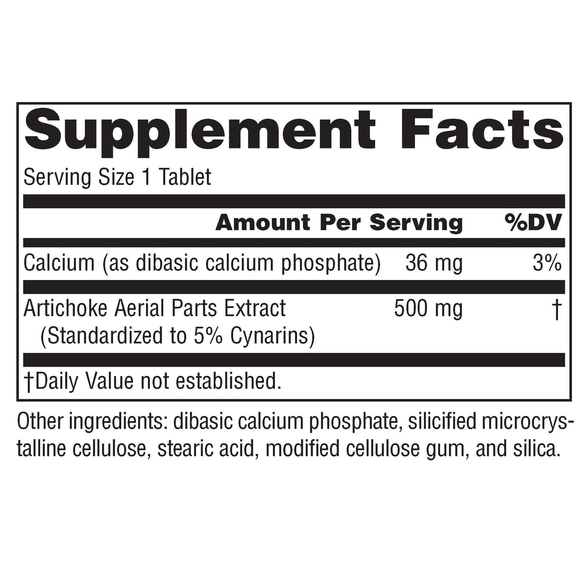 Source Naturals Artichoke Extract 500 mg - 45 Tablets - image 4