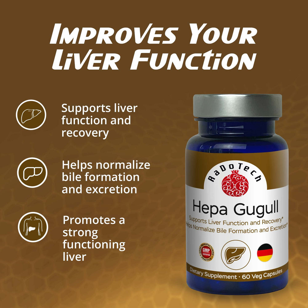 RaDoTech Hepa Gugull Liver Support Supplement - 60 Capsules - image 4