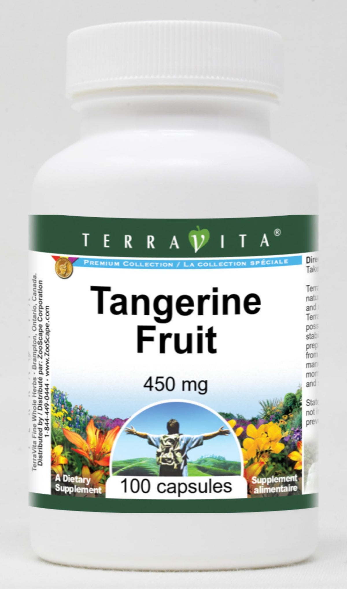 Terravita Tangerine Fruit - 450 mg (100 Capsules, ZIN: 521882)