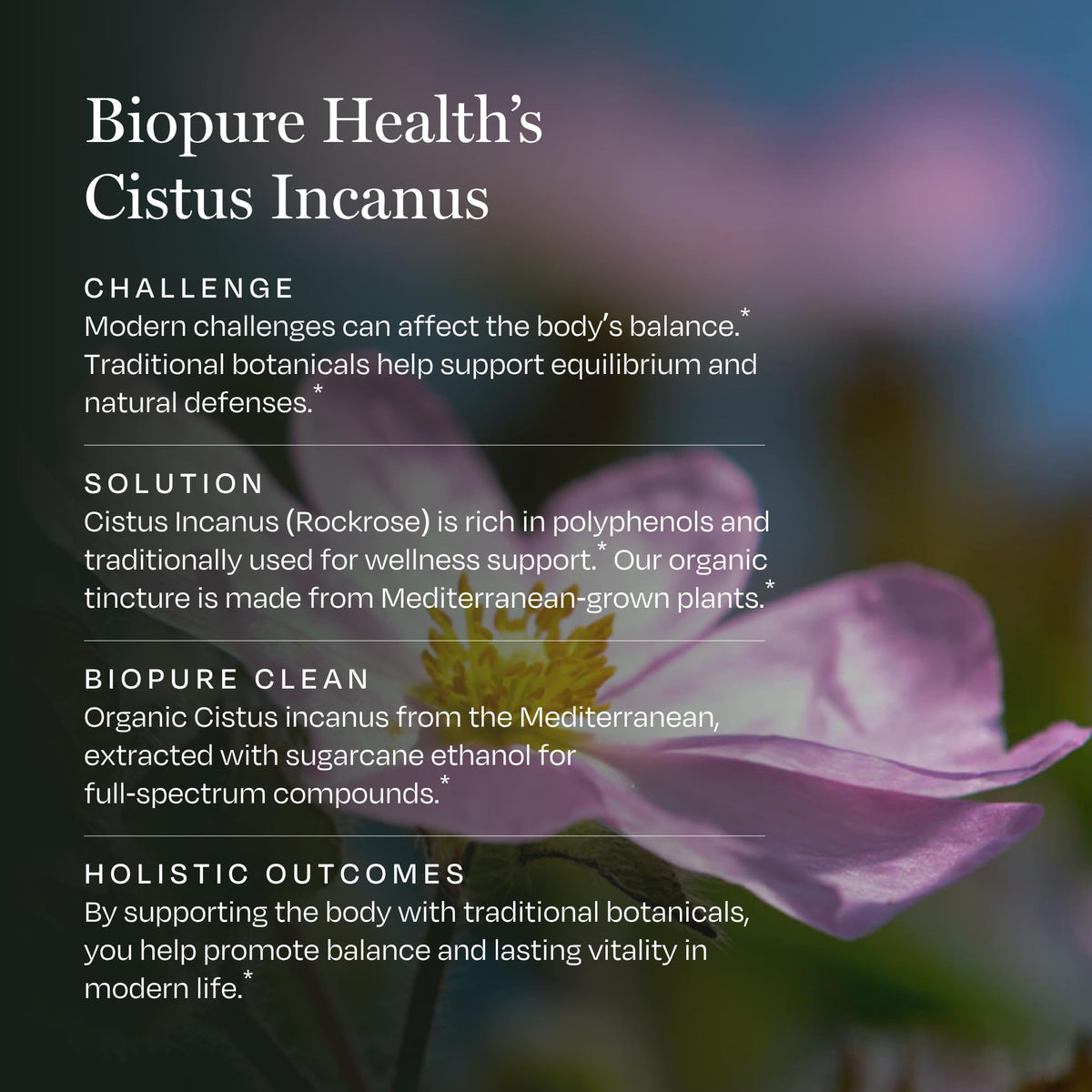 BioPure Cistus Incanus Immune & Biofilm Support - 4 Fl Oz - image 4