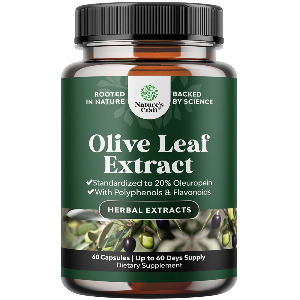 Natures Craft Potent Olive Leaf Extract Capsules