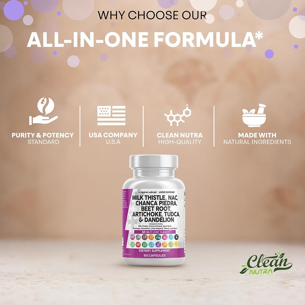 Clean Nutraceuticals Liver Defend Milk Thistle NAC Supplement - 120 Capsules - image 8