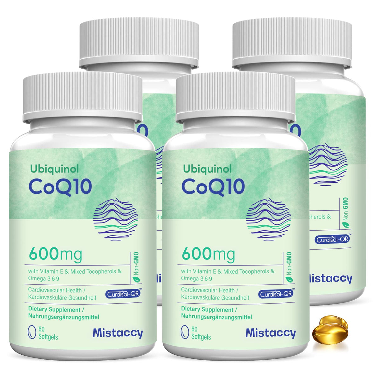 Mistaccy CoQ10 600mg Softgels