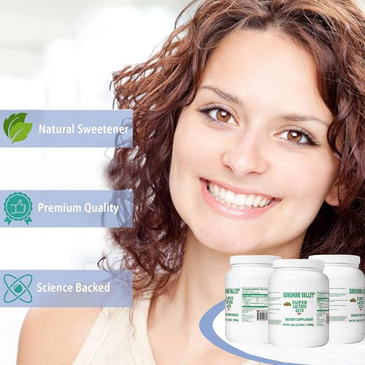Sunshine Valley® Super Lactose Dry Powder (Free Flow Pour)