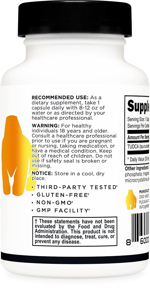Primal Tudca 500mg - 30 Capsules - image 3