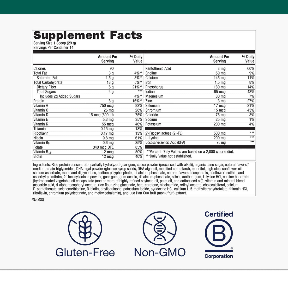 Metagenics MetaKids Nutrition Powder - Kids Multivitamin Powder