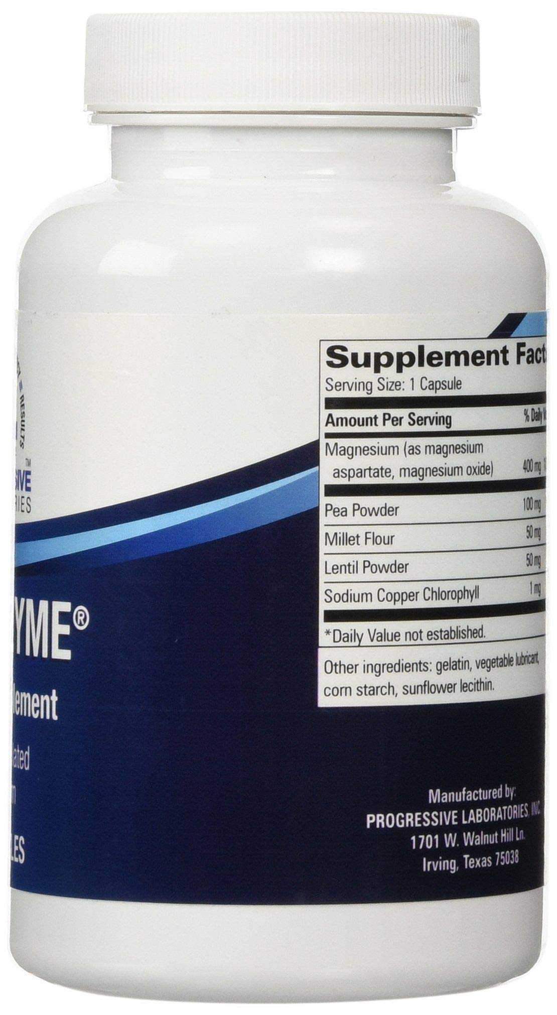 Progressive Laboratories Magnezyme Magnesium - 100 Capsules - image 3
