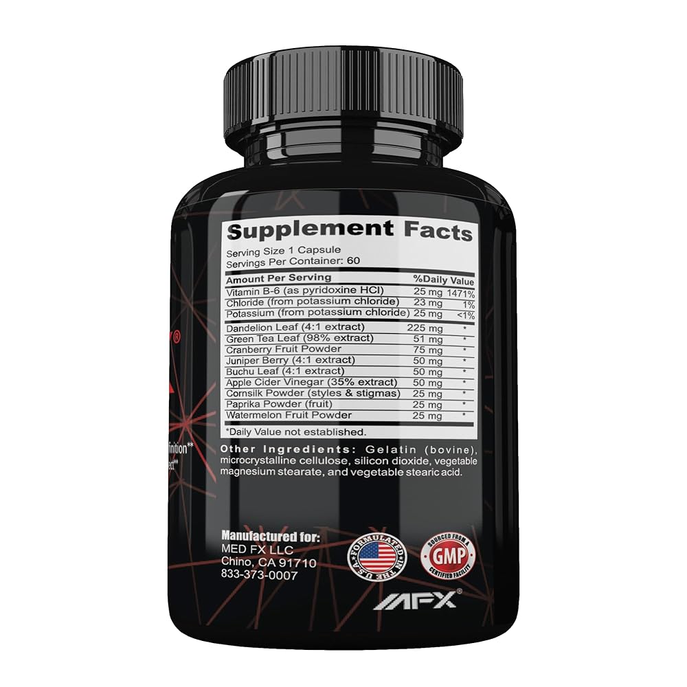 MUSCLE FX AquaLean FX Maximum Strength Diuretic - 60 Capsules - image 3
