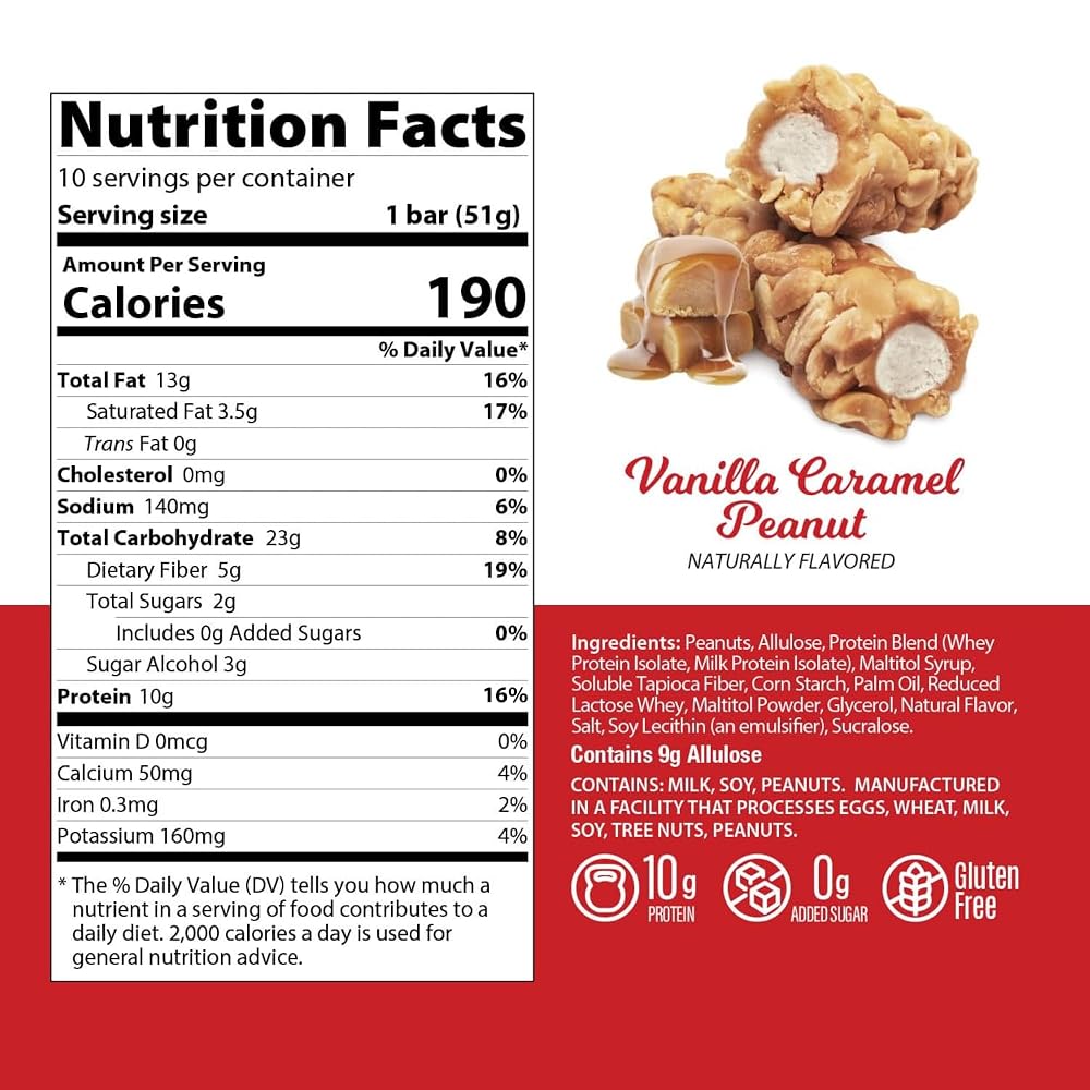 Genius Gourmet Inspired Protein Nut Roll Bar