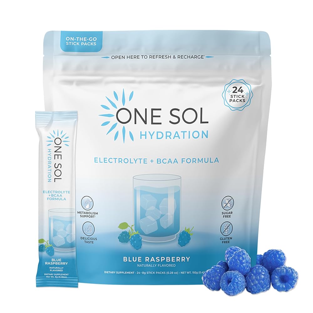 One Sol BCAA & Electrolyte Powder for Hydration, Energy & Recovery