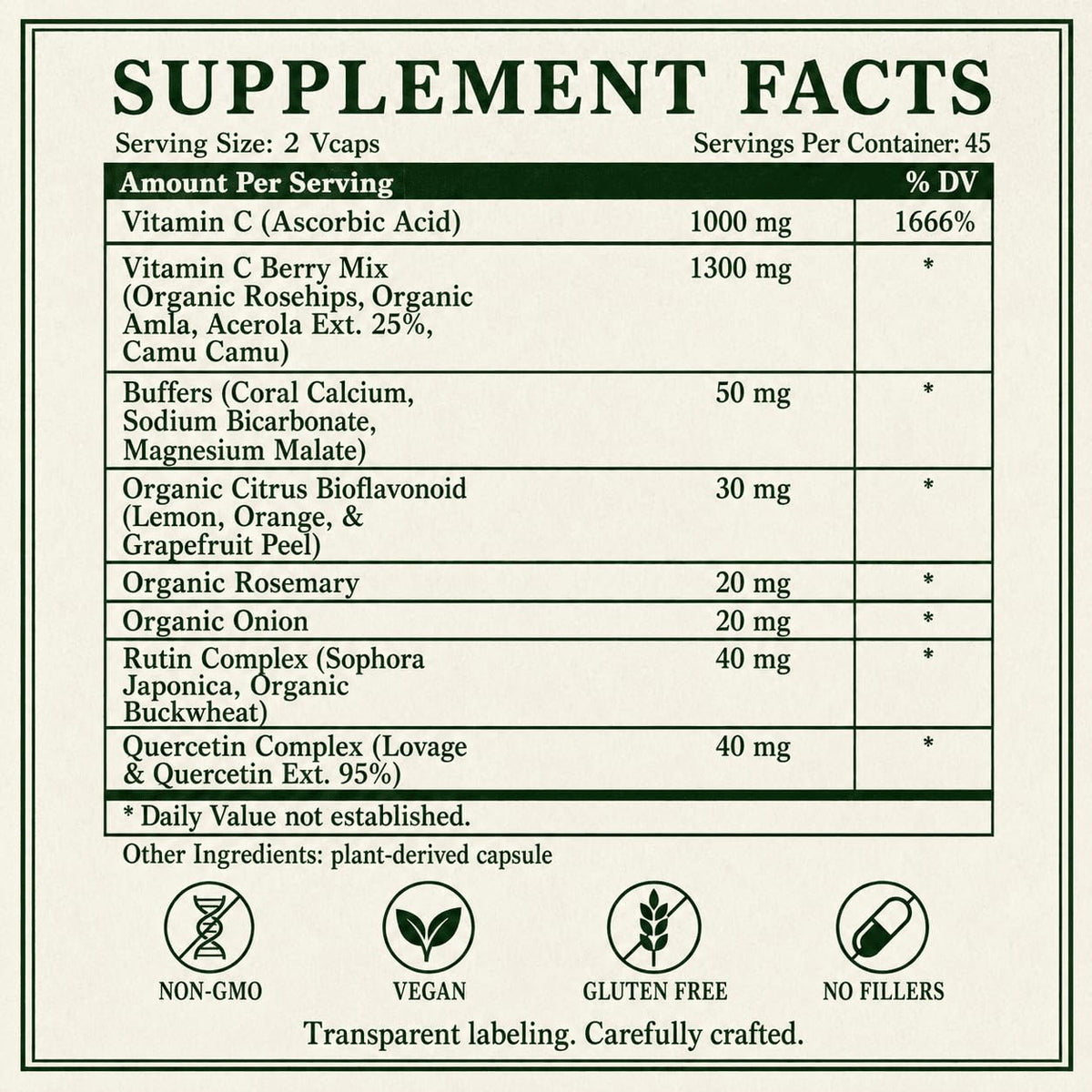 Green Organic Supplements Vitamin C Natural from Berries - image 3