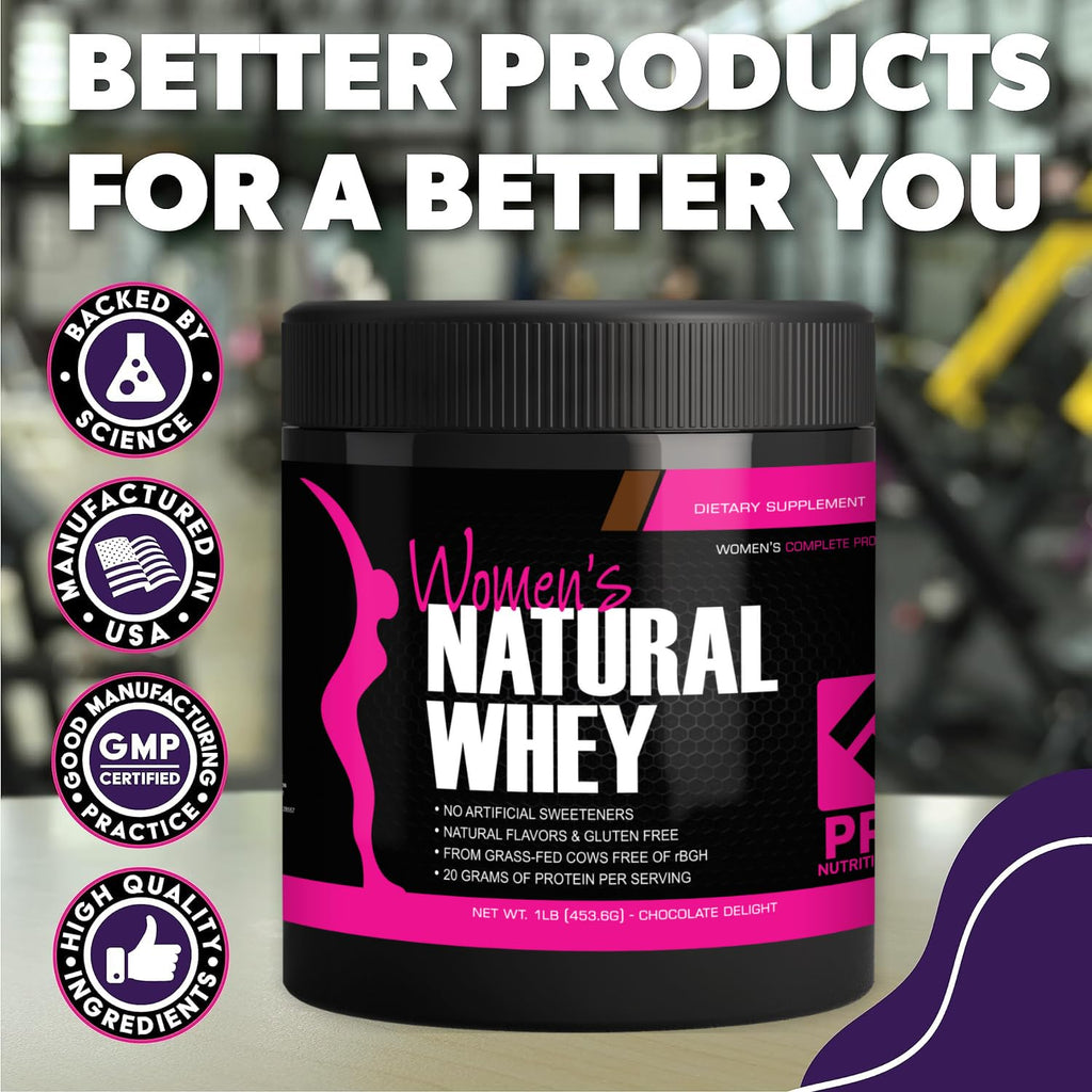 PRO NUTRITION LABS Whey Protein Powder for Women - 1 Lb - image 3