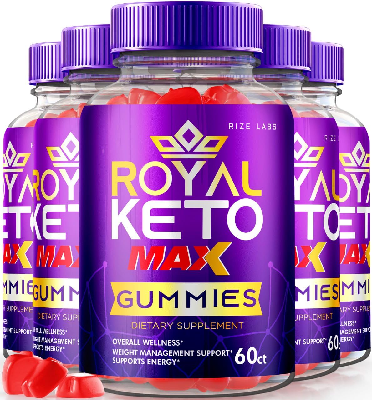 rize labs Royal Keto Gummies Apple Cider Vinegar - 300 Gummies