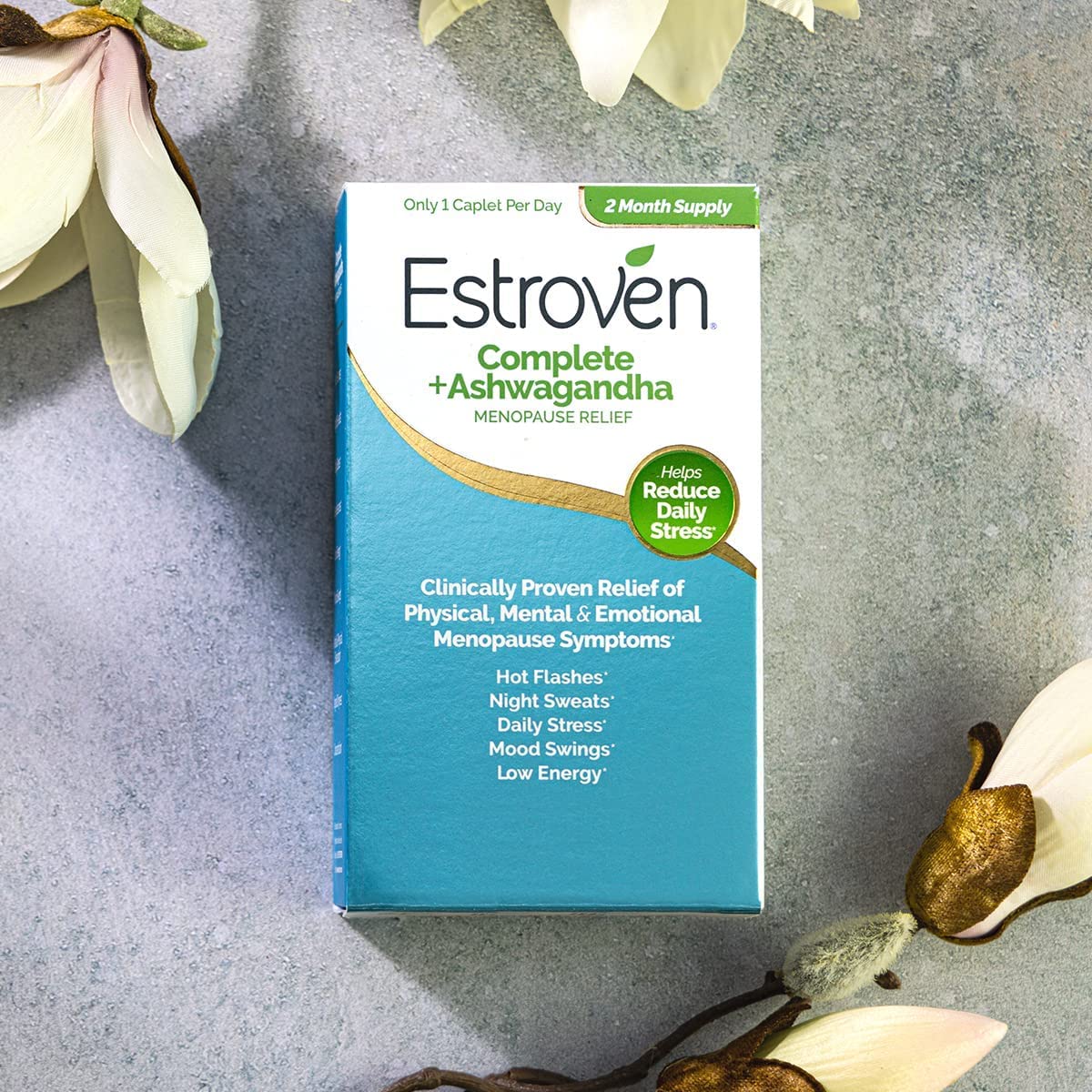 Estroven Complete + Ashwagandha Menopause Supplement - 60 Caplets - image 11
