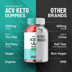 Indelo Keto Raw ACV Gummies with Vitamin B12 - 120 Gummies - image 7