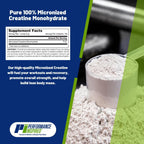 PERFORMANCE INSPIRED Micronized Creatine Monohydrate 5G - 100 Servings - image 2