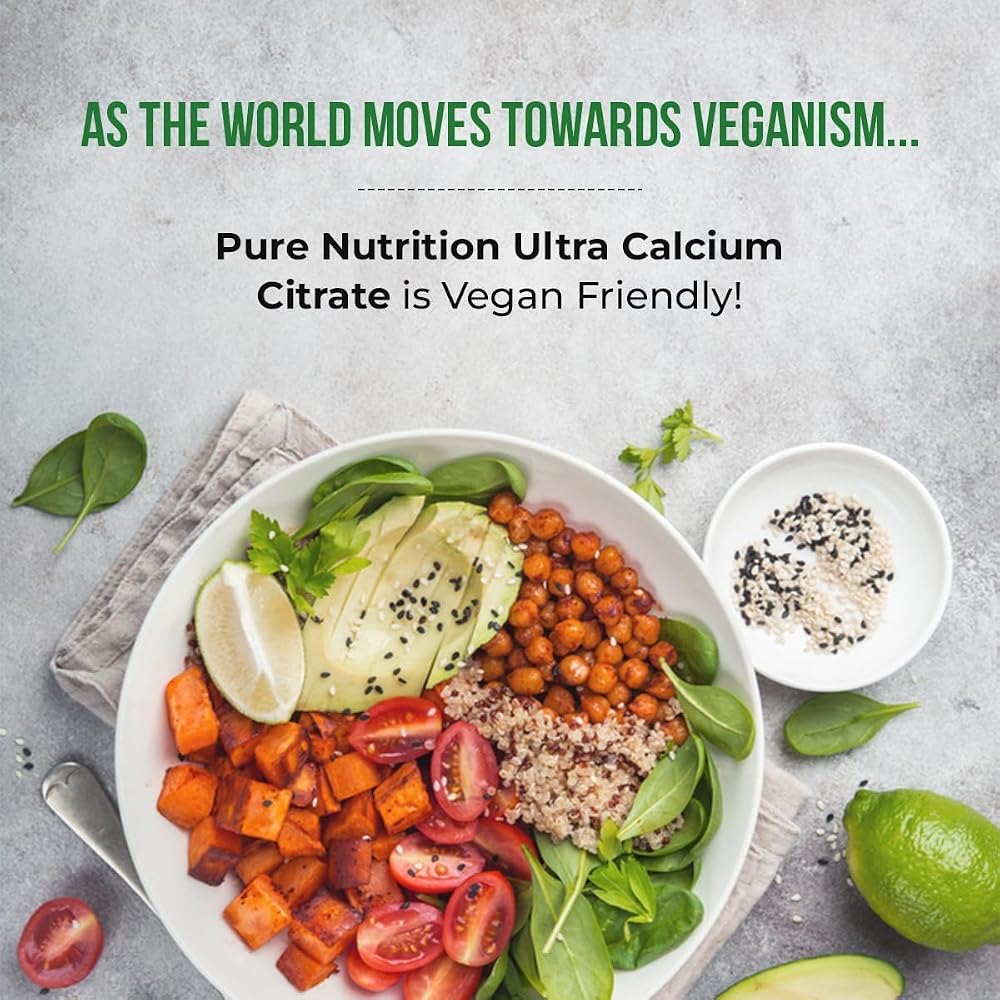 Pure Nutrition Ultra Calcium 1000mg with VIT D3 + K