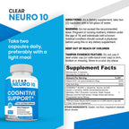 Gold Nutra Clear Neuro 10 Brain Support Capsules - 3 Pack - image 6