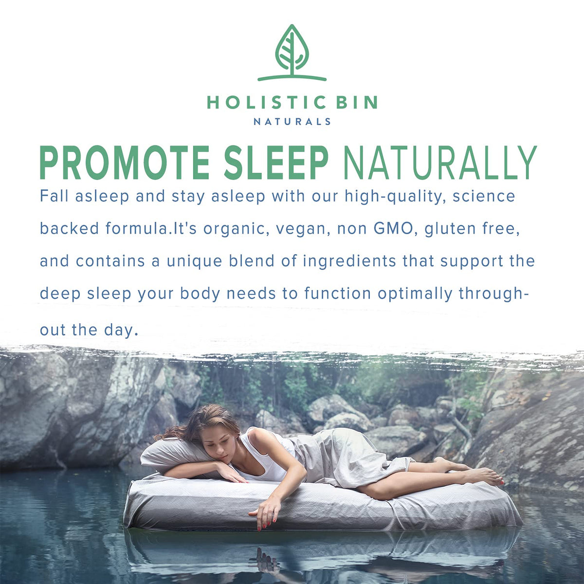 Holistic Bin Circadian Sleep Aid - 90 Capsules - image 2