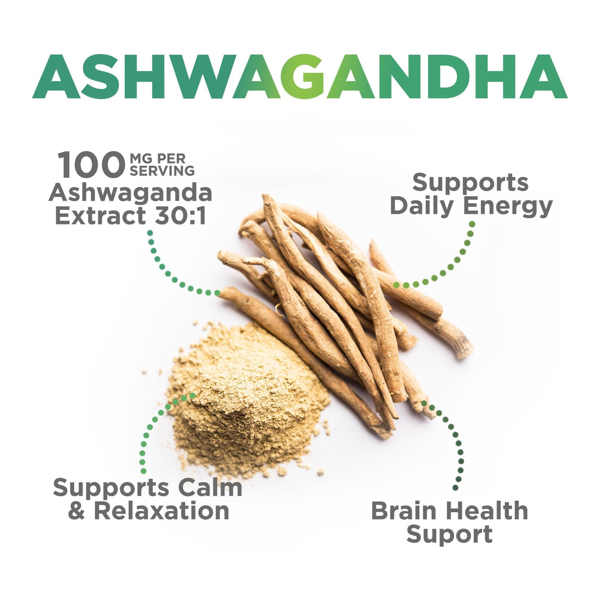 Nature's Nutrition Ashwagandha Gummies for Calm & Immune Support - 60 Gummies - image 3