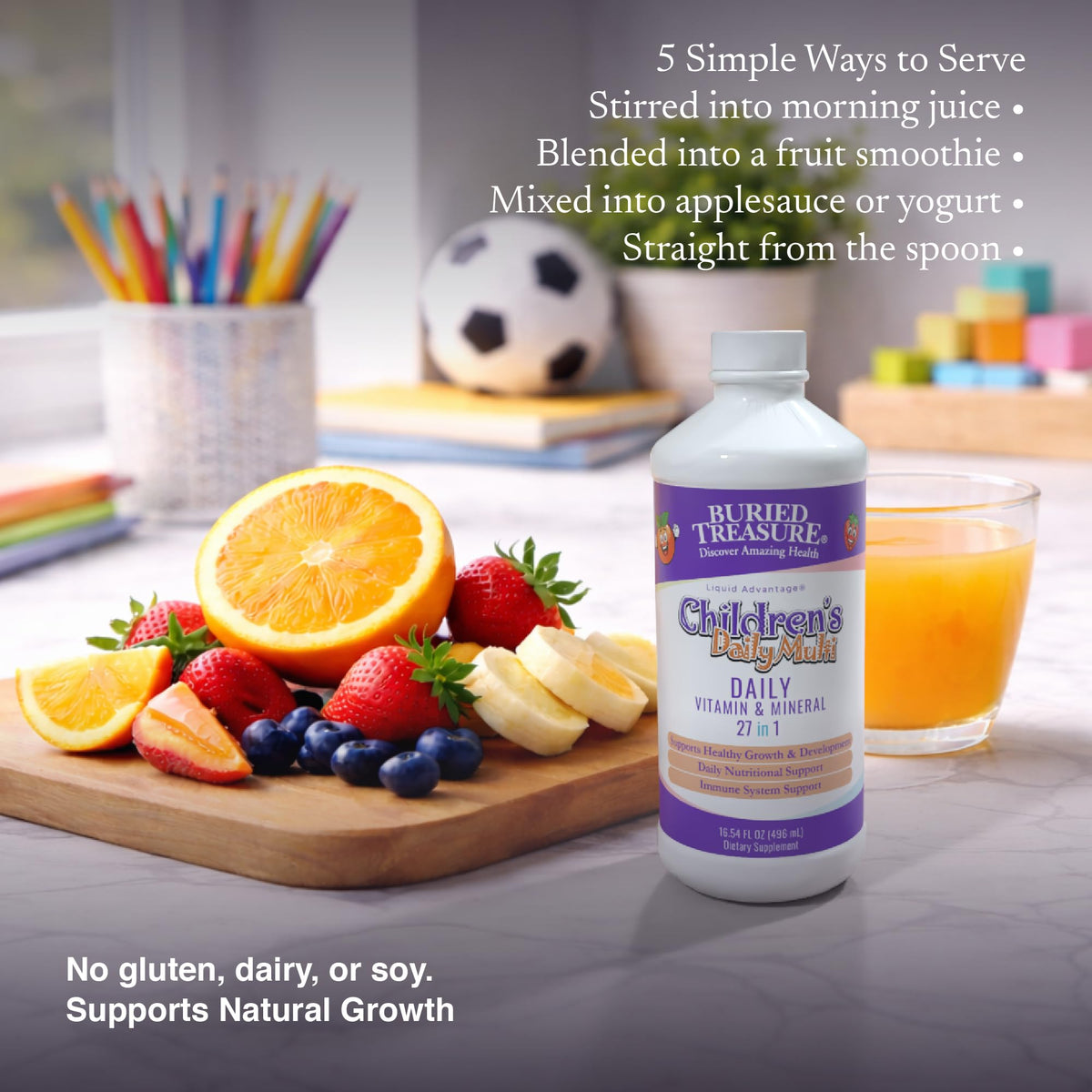 Select Nutrition Buried Treasure Children's Daily Liquid Multivitamin - 16 fl oz - image 6