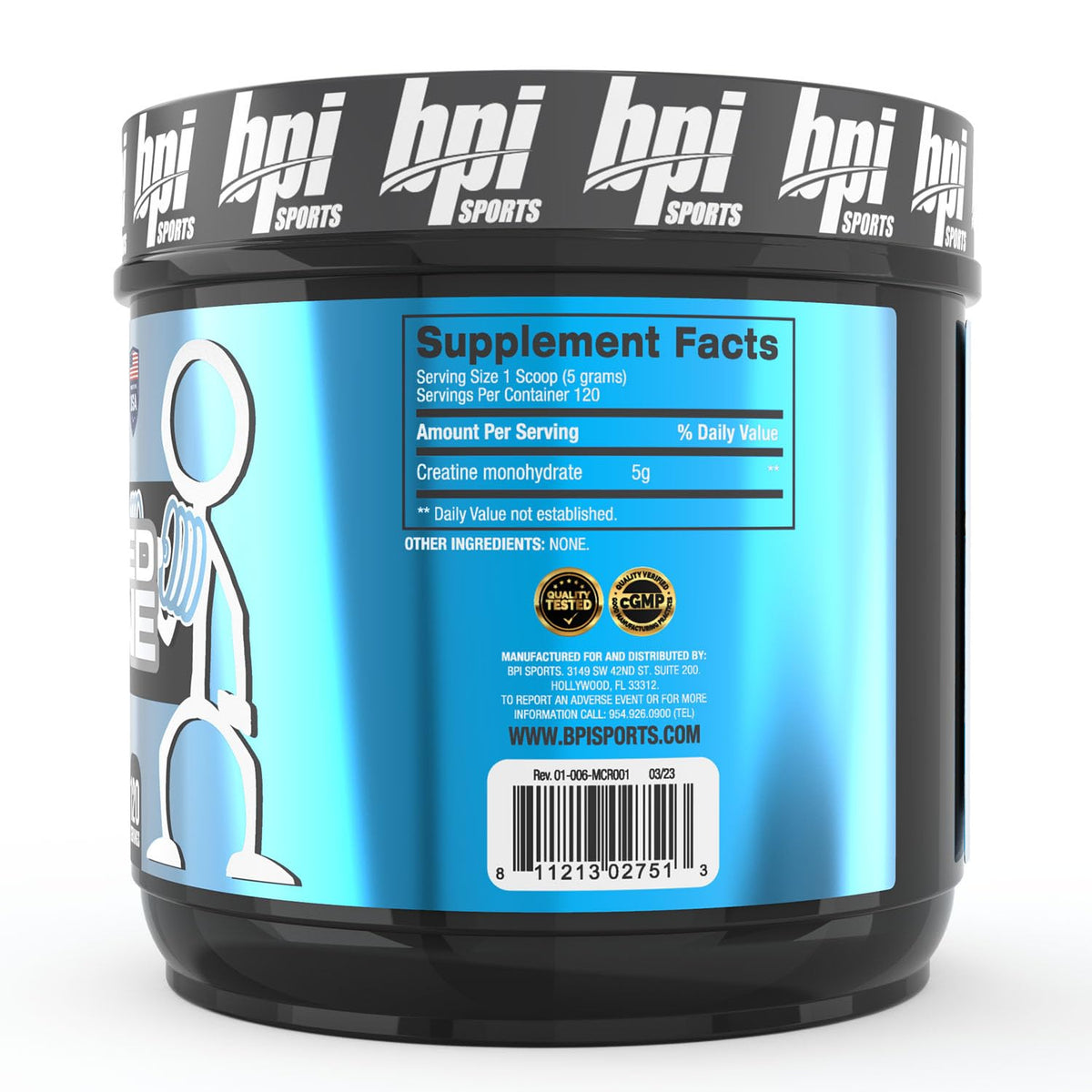 BPI Sports Micronized Creatine Powder - 120 Servings - image 2
