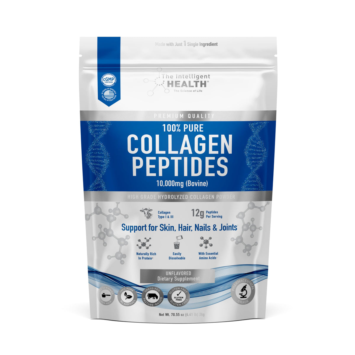 The Intelligent Health Hydrolysed Collagen Powder (Bovine) - High