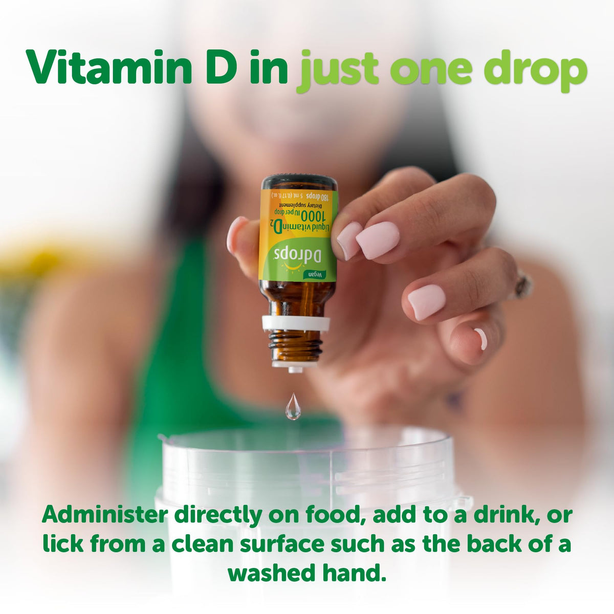 Ddrops Vegan Vitamin D2 1000 IU Liquid Drops - 180 Drops - image 4