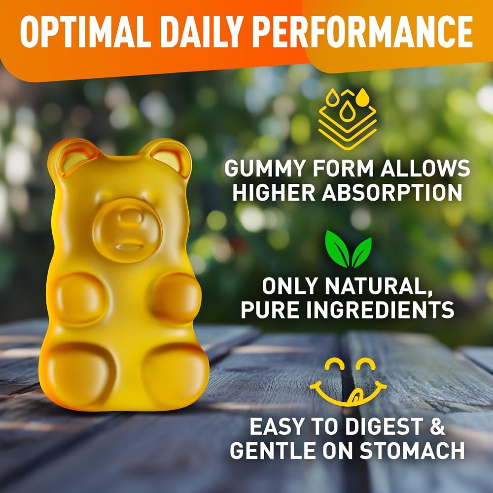 BioVit L-Tyrosine Gummies Amino Acid Supplement - 60 Vegan Gummies - image 2