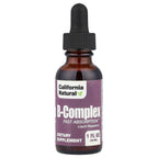 California Natural B Complex Sublingual Supplement, Raspberry - 1 Fl Oz