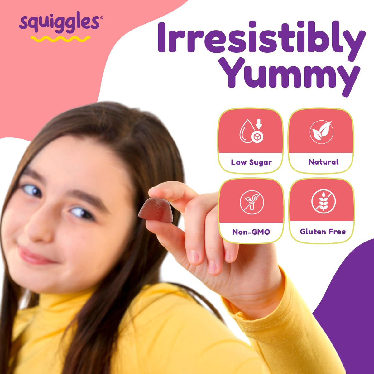 Squiggles Kids Daily Iron+ Gummies - 100 Count - image 4