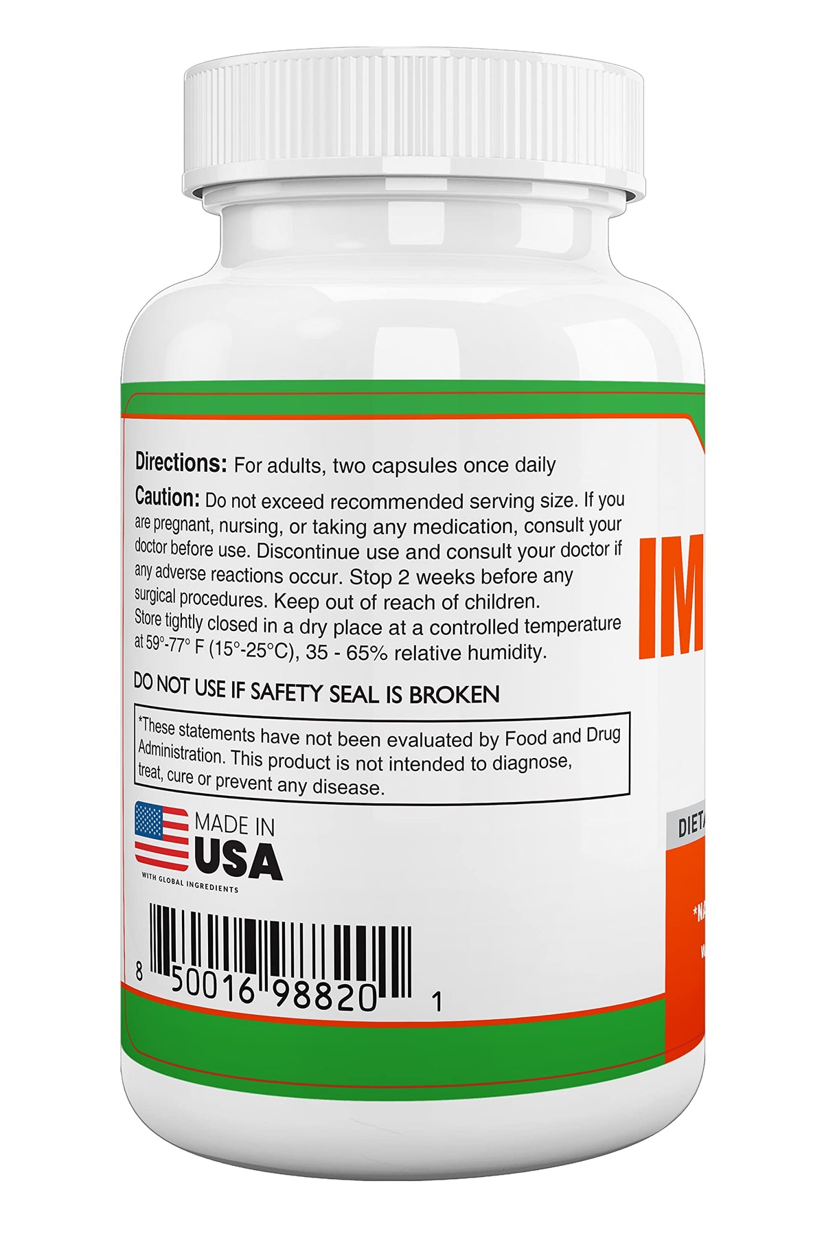 Spectra Vitamins Immune D Support with Vitamin D3 & Zinc - 30 Capsules - image 2