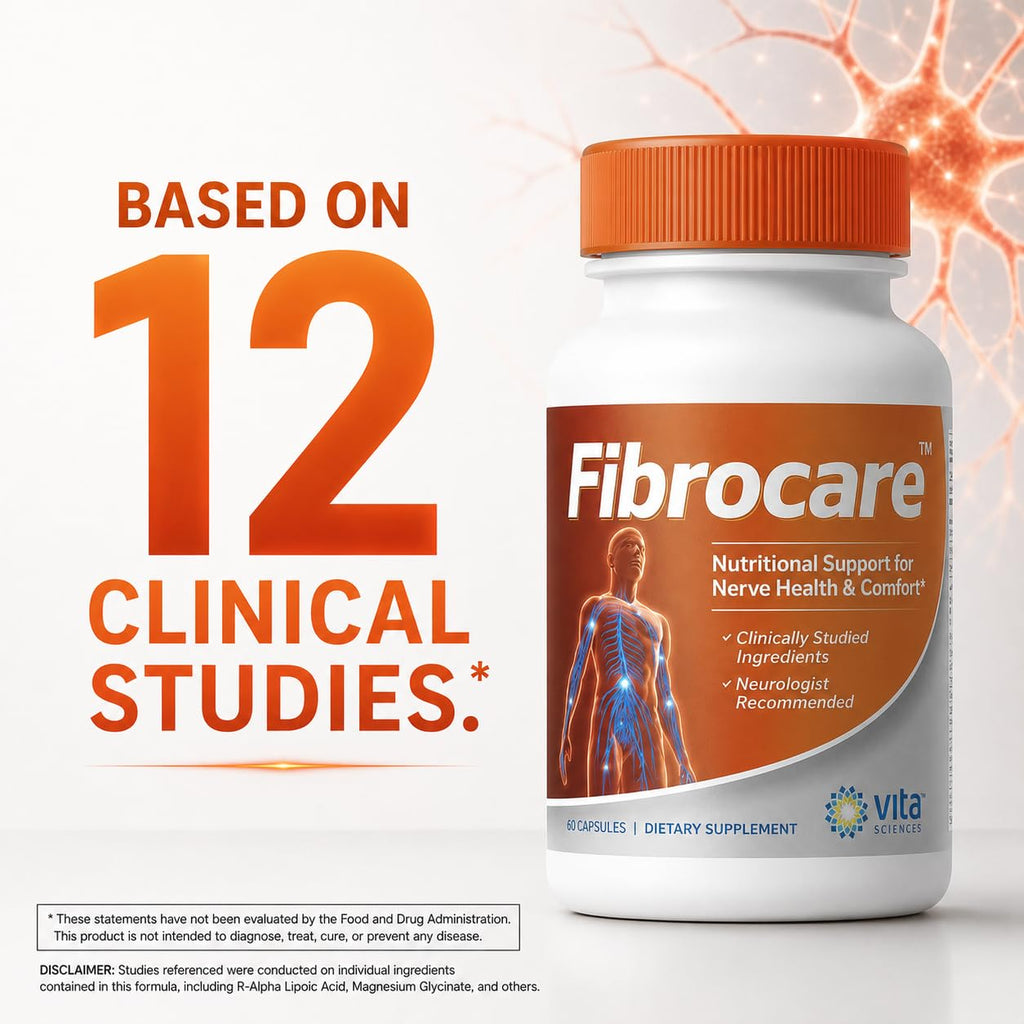 Vita Sciences FibroCare Daily Nerve Support Supplement - 60 Capsules - image 5