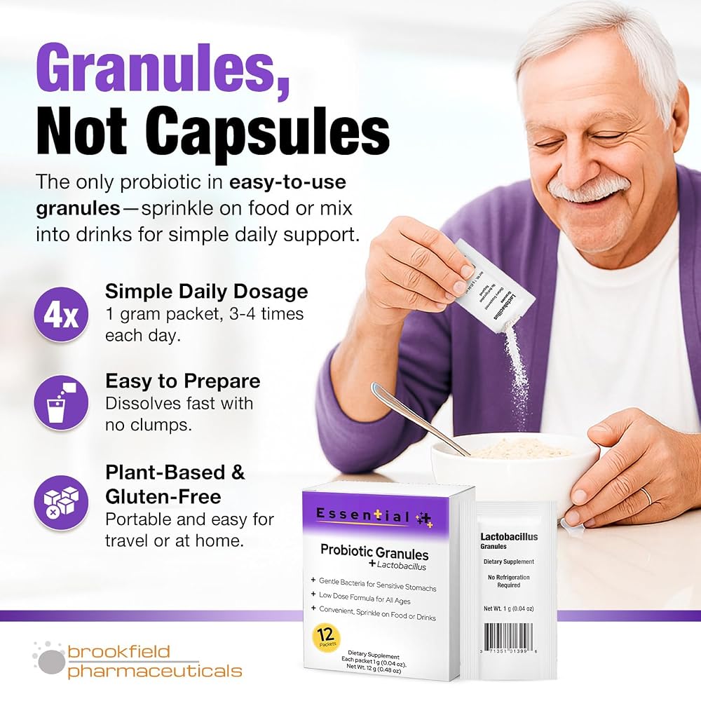 Brookfield Pharmaceuticals Essential Daily Probiotic for Men