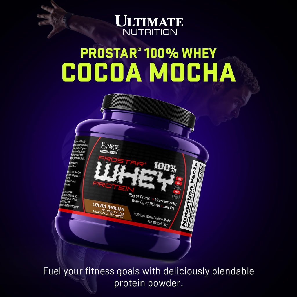 Ultimate Nutrition Prostar Whey Protein Isolate Cocoa Mocha - 1 lb - image 2