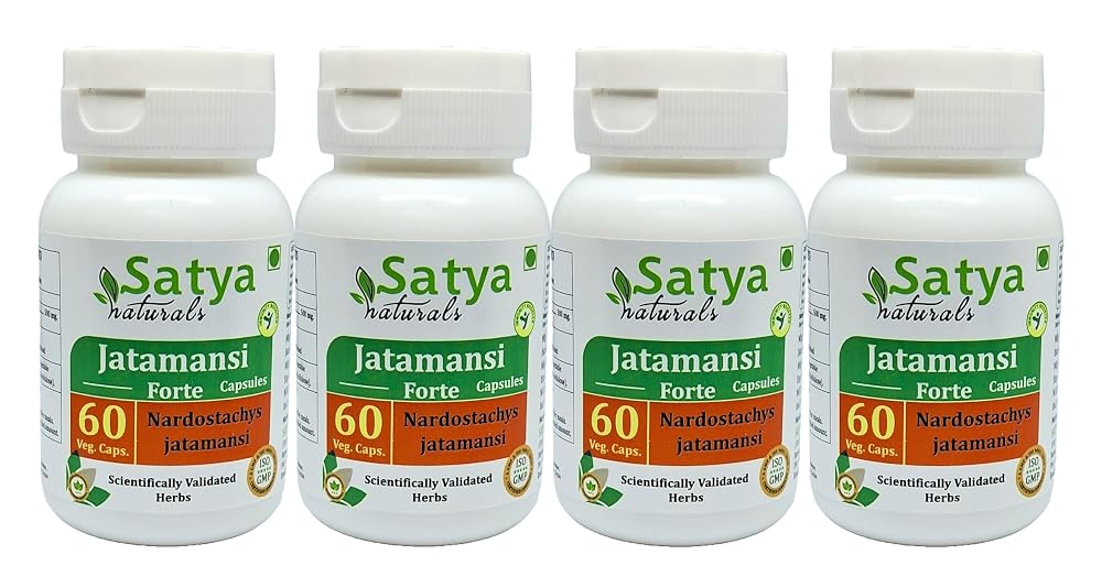 Satya Naturals Jatamansi Forte Capsules 500 mg. 60 Veg. Capsule