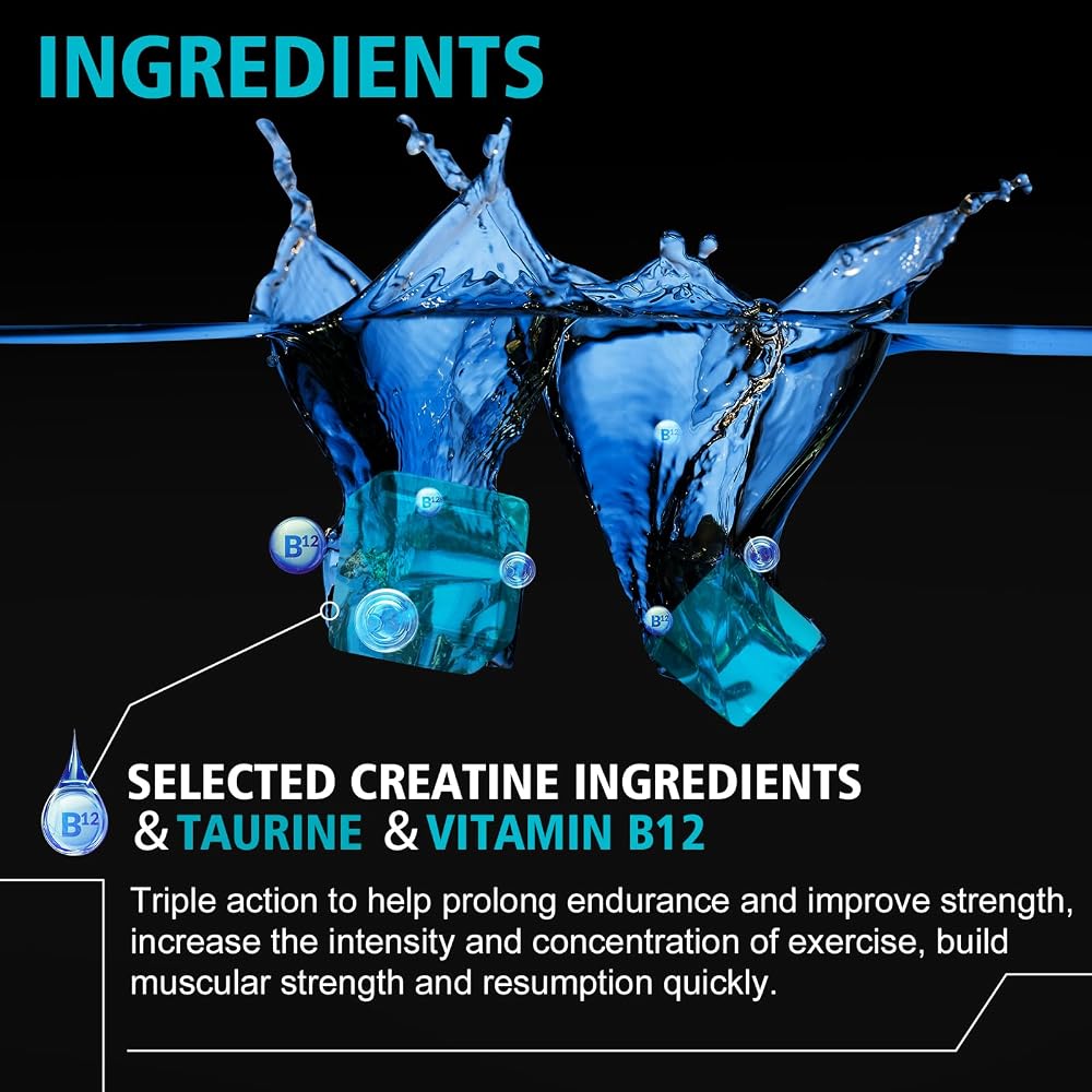 Beauty Bar Creatine Monohydrate Gummies for Muscle Growth - 120 Count - image 4