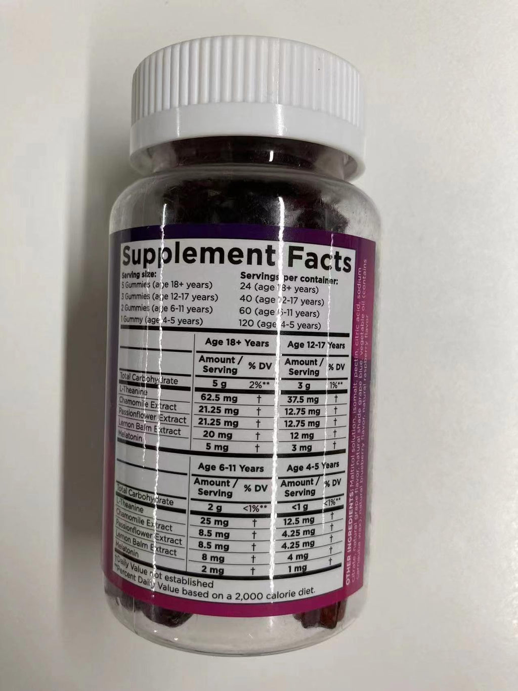 nothing BUT nutrition Melatonin Gummies 5mg for Sleep - 120 Gummies - image 3
