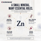 Kirkman Zinc 20 mg Hypoallergenic Mineral Supplement - 250 Vegetarian Capsules - image 3