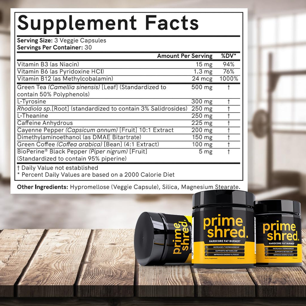 PrimeShred Fat Burner for Men - 90 Capsules - image 5