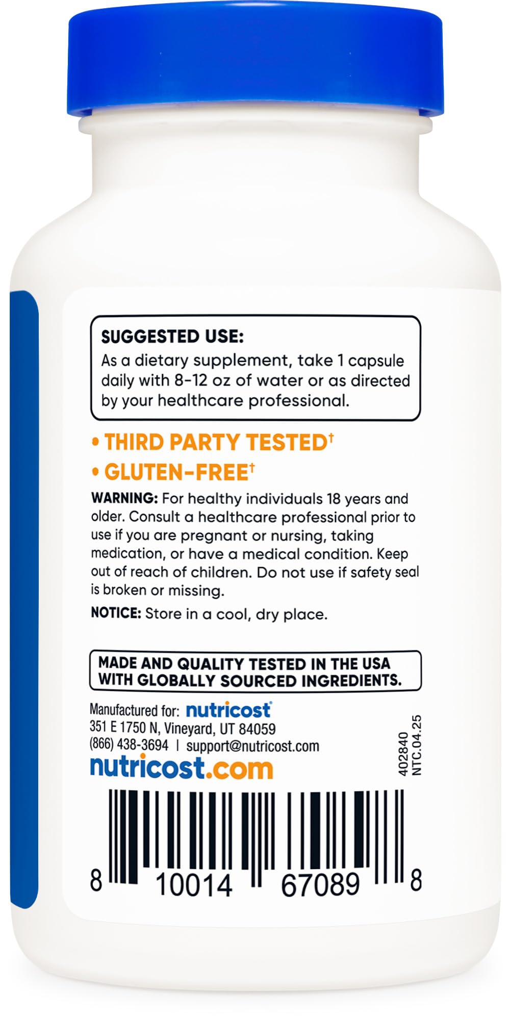 Nutricost Yohimbe Bark Extract 450mg - 120 Capsules - image 4