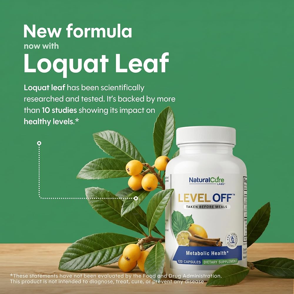 Natural Cure Labs Level Off Glucose Support - 120 Vegan Capsules - image 3
