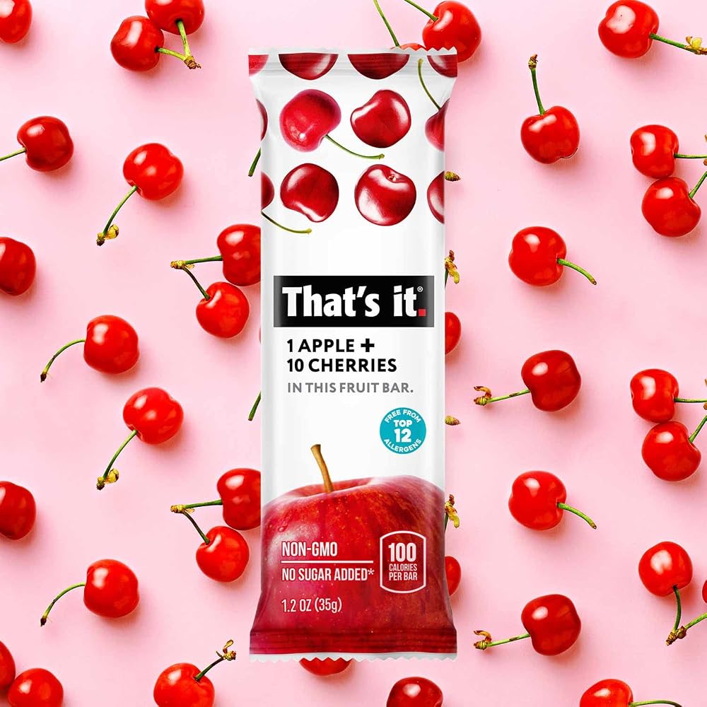 That's it. Apple + Cherry 100% Natural Fruit Bar - 12 Pack - image 5