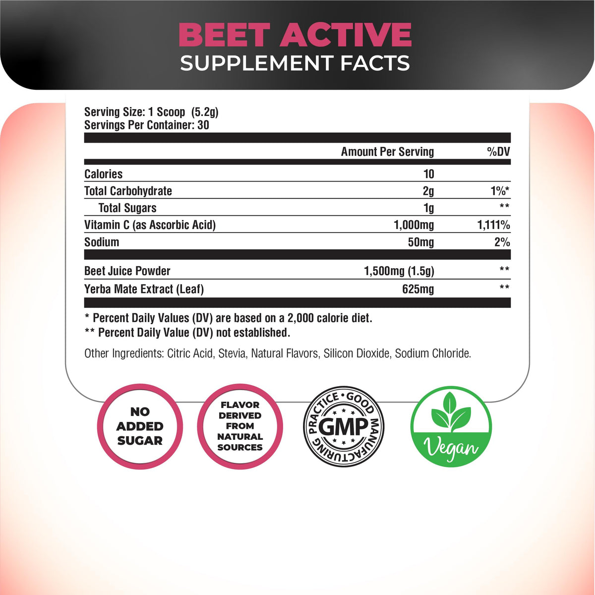 Nutrology Beet Active Pre Workout Powder Passion Fruit - 30 Servings - image 2