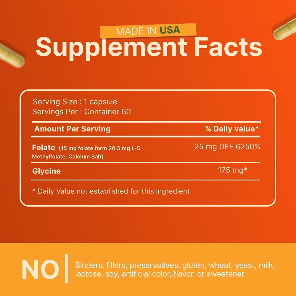 INVITA L-Methylfolate - Professional Strength Active Methyl Folate