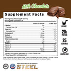 Steel Supplements Whey-ISO Whey Protein Isolate Powder Supplement