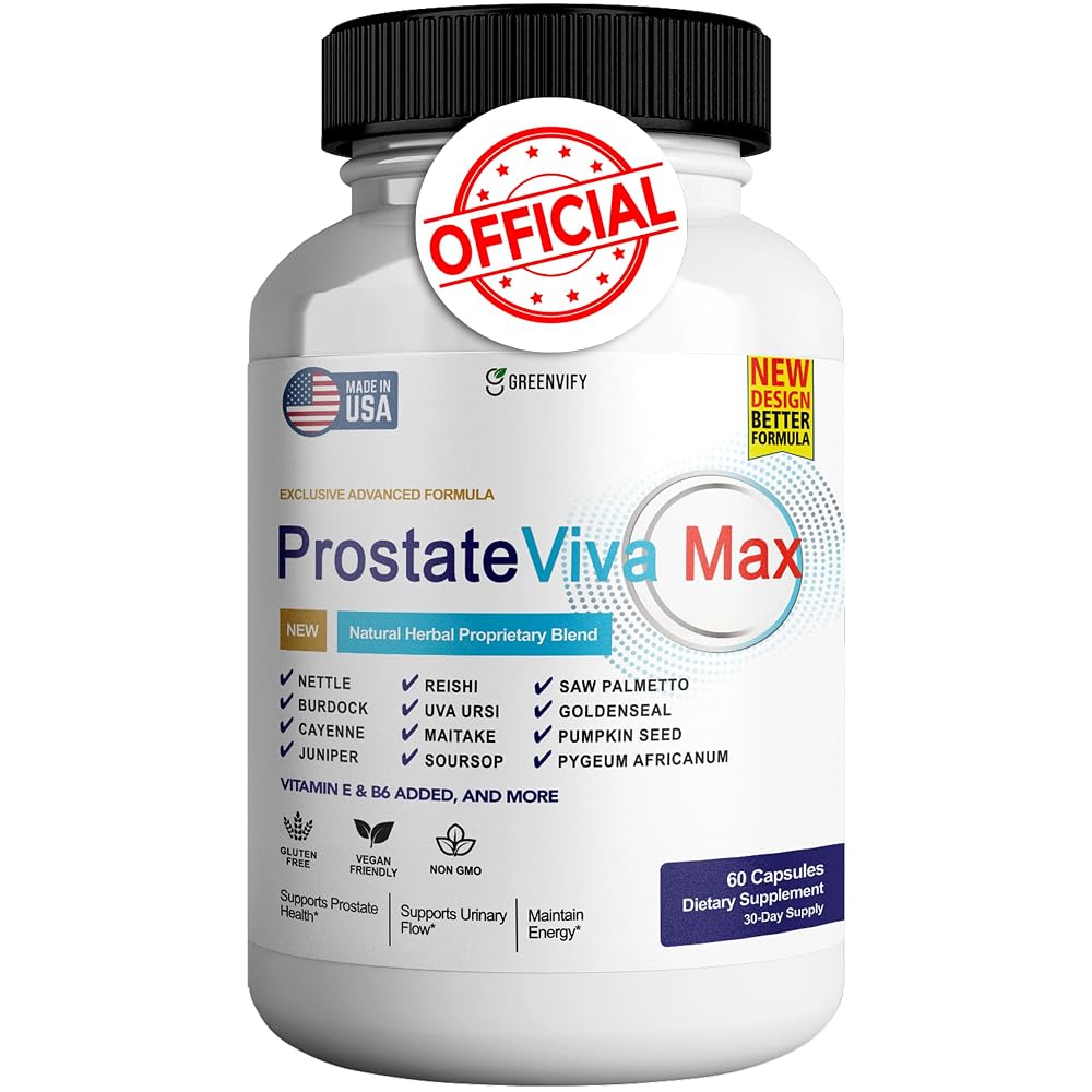 GREENVIFY ProstateViva Max Prostate Supplements for Men Capsules